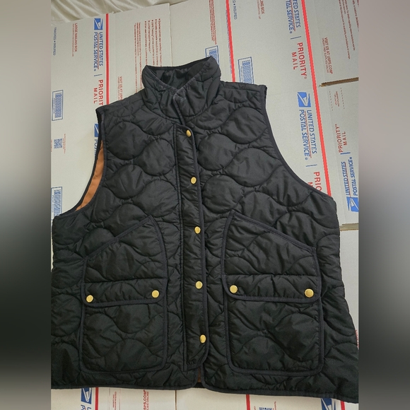J. Crew Quilted vest with PrimaLoft®, Black, Size 2x (JC65) - Picture 5 of 5